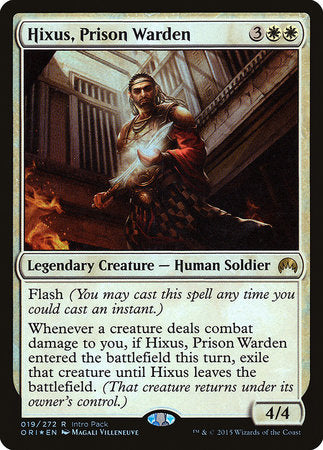 Hixus, Prison Warden [Magic Origins Promos] | Cracking-Singles