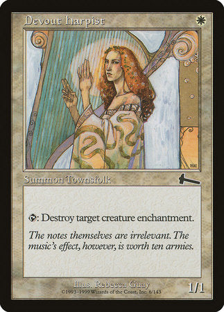 Devout Harpist [Urza's Legacy] | Cracking-Singles