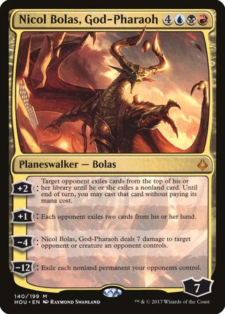 Nicol Bolas, God-Pharaoh [Hour of Devastation] | Cracking-Singles