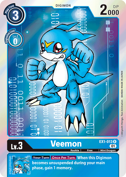 Veemon [EX1-013] [Classic Collection] | Cracking-Singles