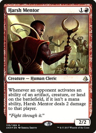 Harsh Mentor [Amonkhet Prerelease Promos] | Cracking-Singles