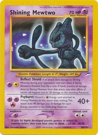 Shining Mewtwo (109/105) [Neo Destiny Unlimited] | Cracking-Singles