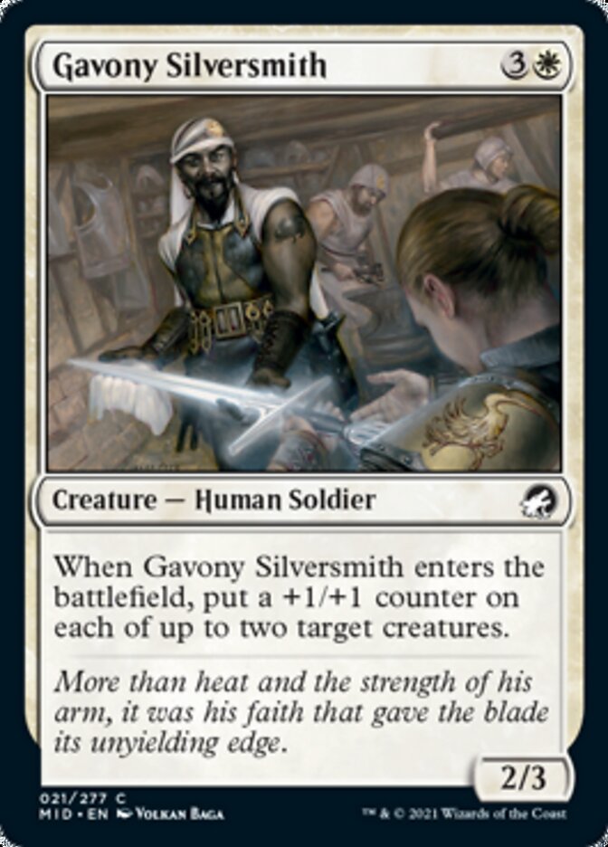 Gavony Silversmith [Innistrad: Midnight Hunt] | Cracking-Singles