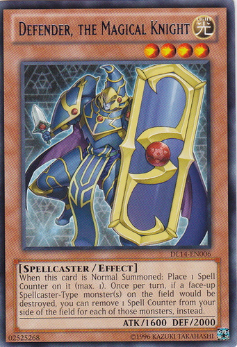 Defender, the Magical Knight (Blue) [DL14-EN006] Rare | Cracking-Singles