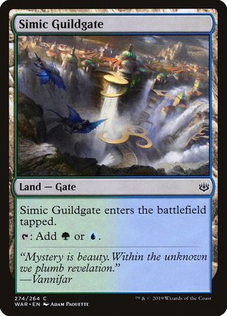 Simic Guildgate [War of the Spark] | Cracking-Singles