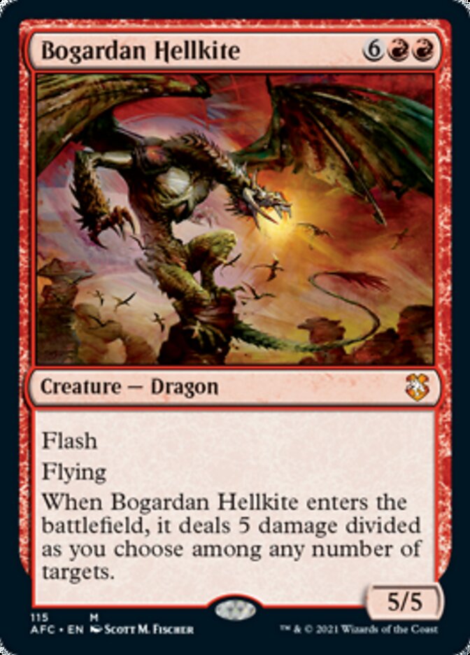 Bogardan Hellkite [Dungeons & Dragons: Adventures in the Forgotten Realms Commander] | Cracking-Singles