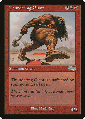 Thundering Giant [Urza's Saga] | Cracking-Singles