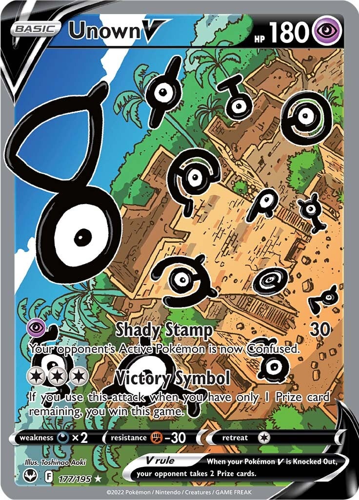 Unown V (177/195) [Sword & Shield: Silver Tempest] | Cracking-Singles