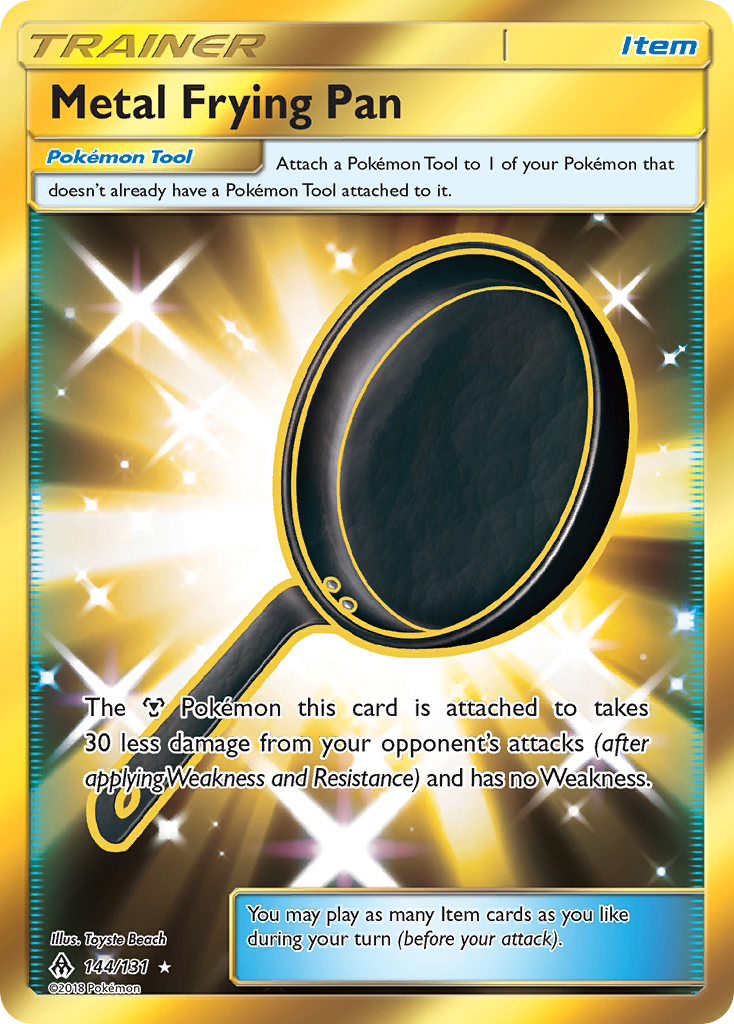 Metal Frying Pan (144/131) [Sun & Moon: Forbidden Light] | Cracking-Singles