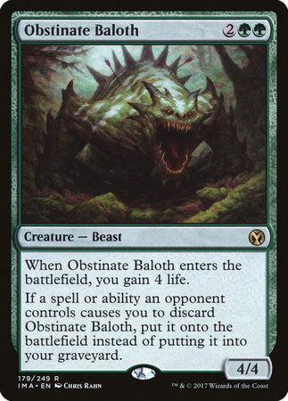 Obstinate Baloth [Iconic Masters] | Cracking-Singles