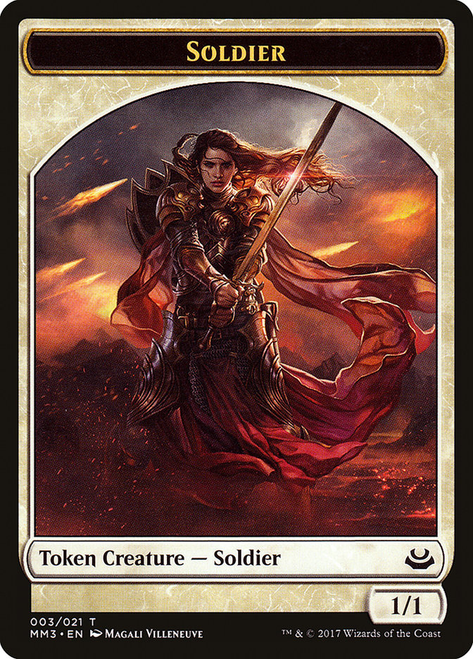 Soldier (003/021) [Modern Masters 2017 Tokens] | Cracking-Singles