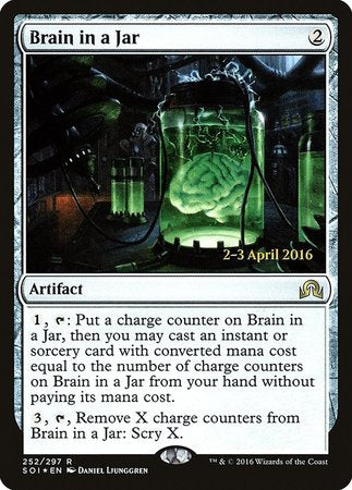 Brain in a Jar [Shadows over Innistrad Promos] | Cracking-Singles