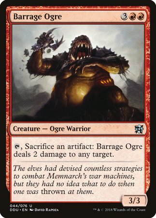 Barrage Ogre [Duel Decks: Elves vs. Inventors] | Cracking-Singles