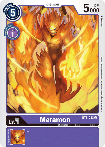 Meramon [BT3-083] [Release Special Booster Ver.1.5] | Cracking-Singles