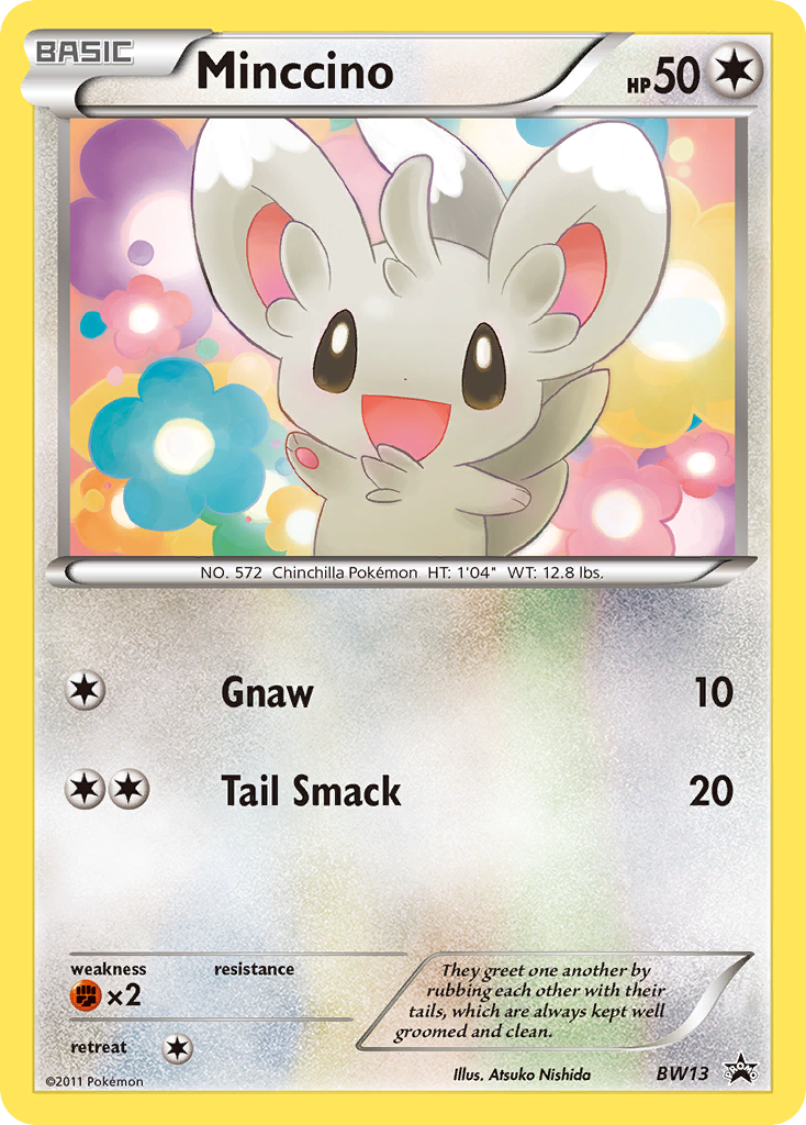 Minccino (BW13) (Cracked Ice Holo) [Black & White: Black Star Promos] | Cracking-Singles