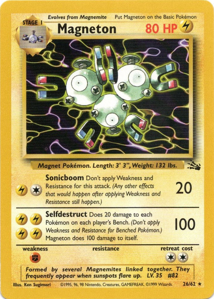 Magneton (26/62) [Fossil Unlimited] | Cracking-Singles