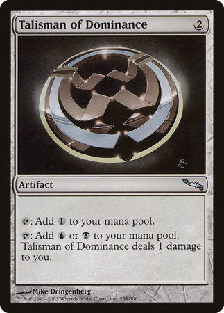 Talisman of Dominance [Mirrodin] | Cracking-Singles