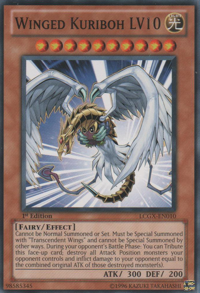 Winged Kuriboh LV10 [LCGX-EN010] Common | Cracking-Singles