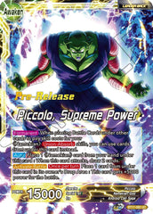 Piccolo // Piccolo, Supreme Power (BT17-082) [Ultimate Squad Prerelease Promos] | Cracking-Singles