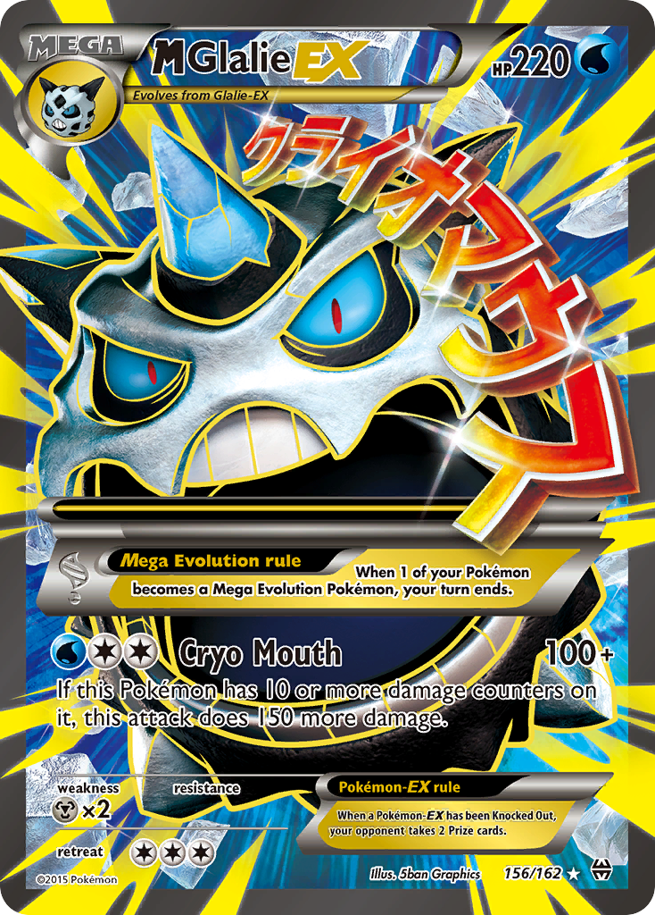 M Glalie EX (156/162) [XY: BREAKthrough] | Cracking-Singles