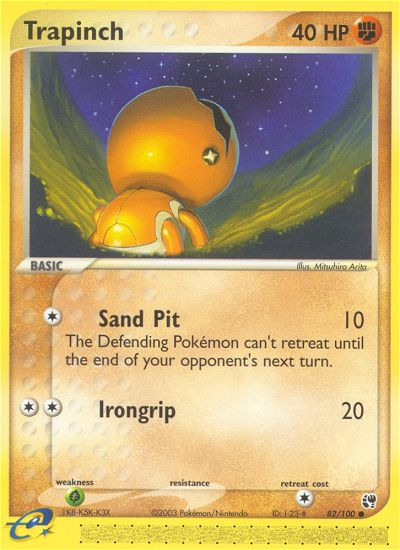 Trapinch (82/100) [EX: Sandstorm] | Cracking-Singles