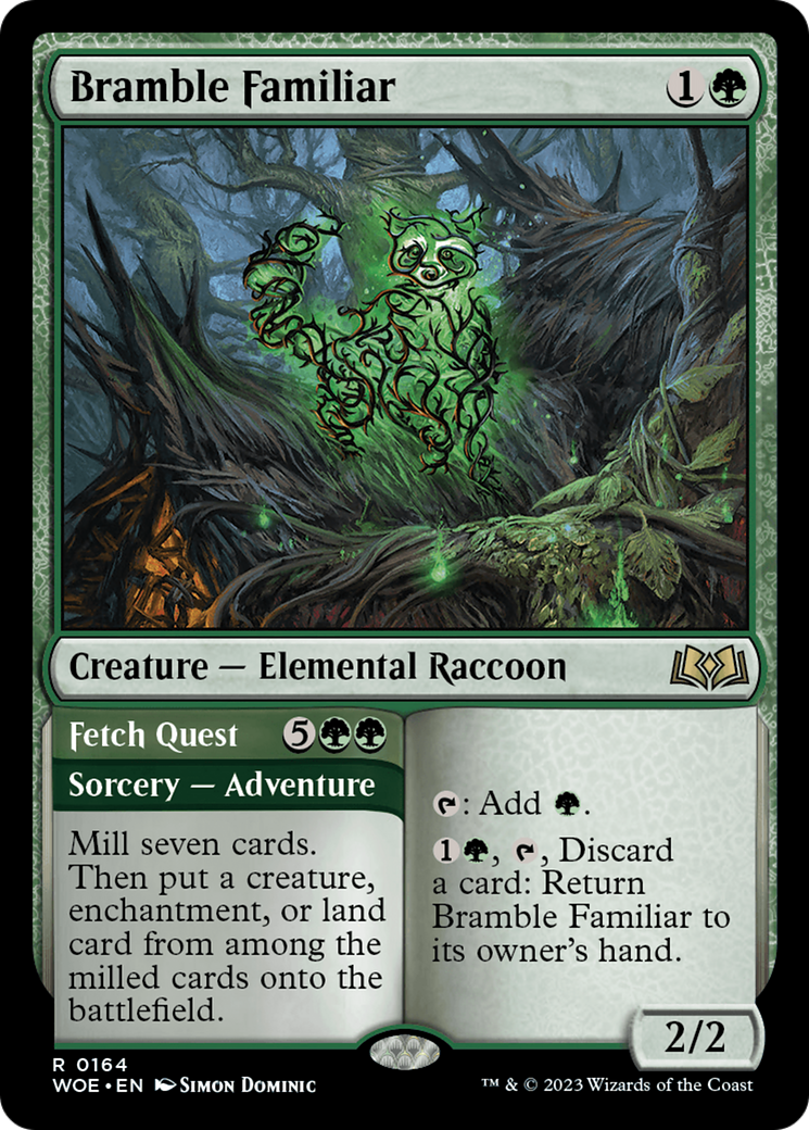 Bramble Familiar // Fetch Quest [Wilds of Eldraine] | Cracking-Singles