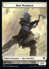 Kor Warrior // Wizard Double-sided Token [Commander Legends: Battle for Baldur's Gate Tokens] | Cracking-Singles