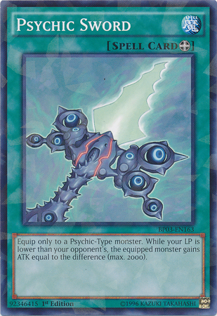 Psychic Sword [BP03-EN163] Shatterfoil Rare | Cracking-Singles