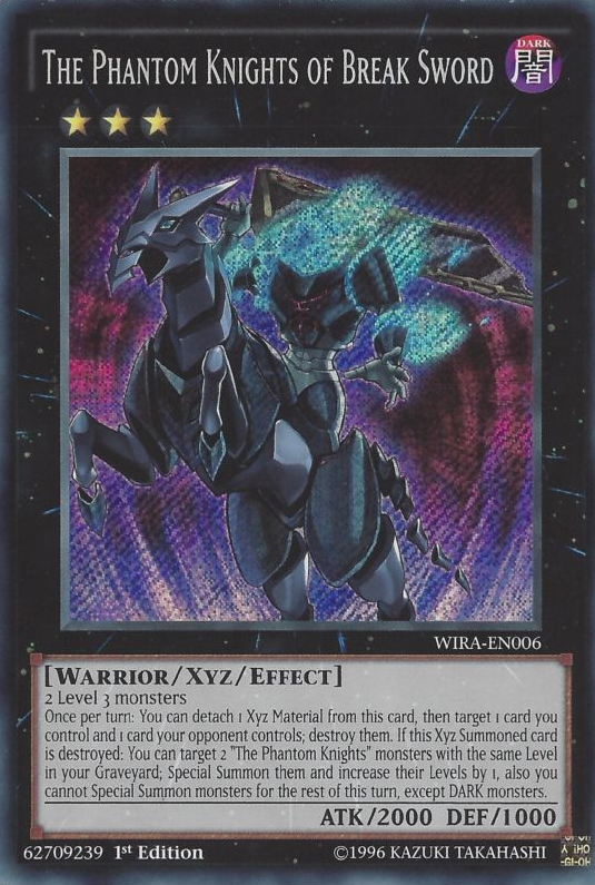 The Phantom Knights of Break Sword [WIRA-EN006] Secret Rare | Cracking-Singles