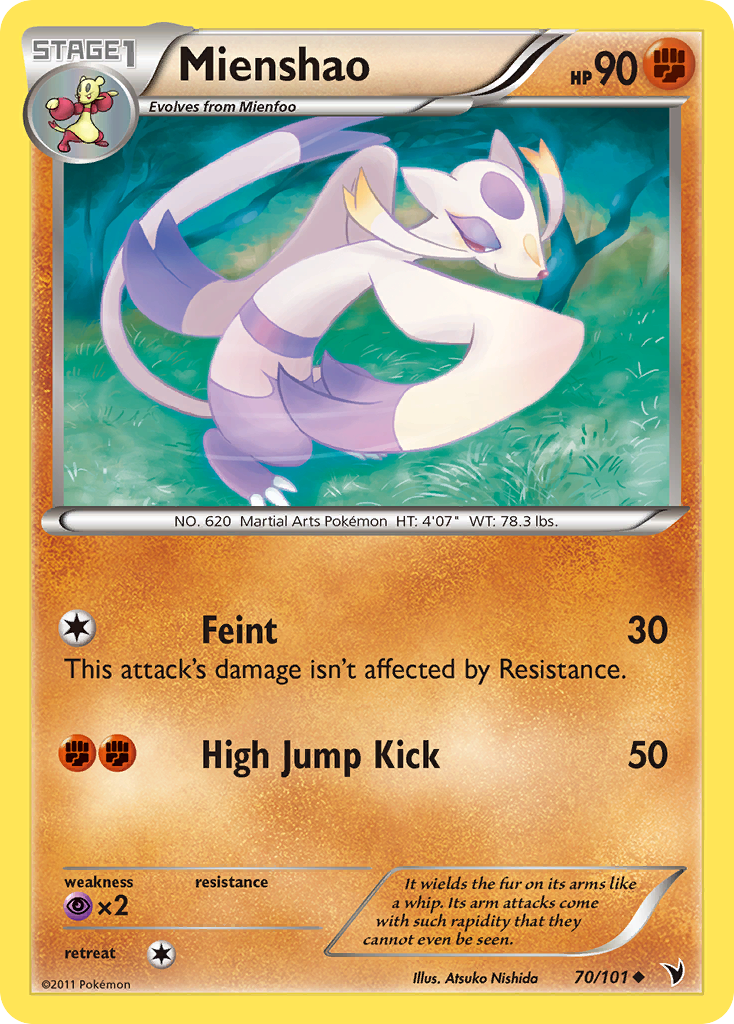 Mienshao (70/101) [Black & White: Noble Victories] | Cracking-Singles