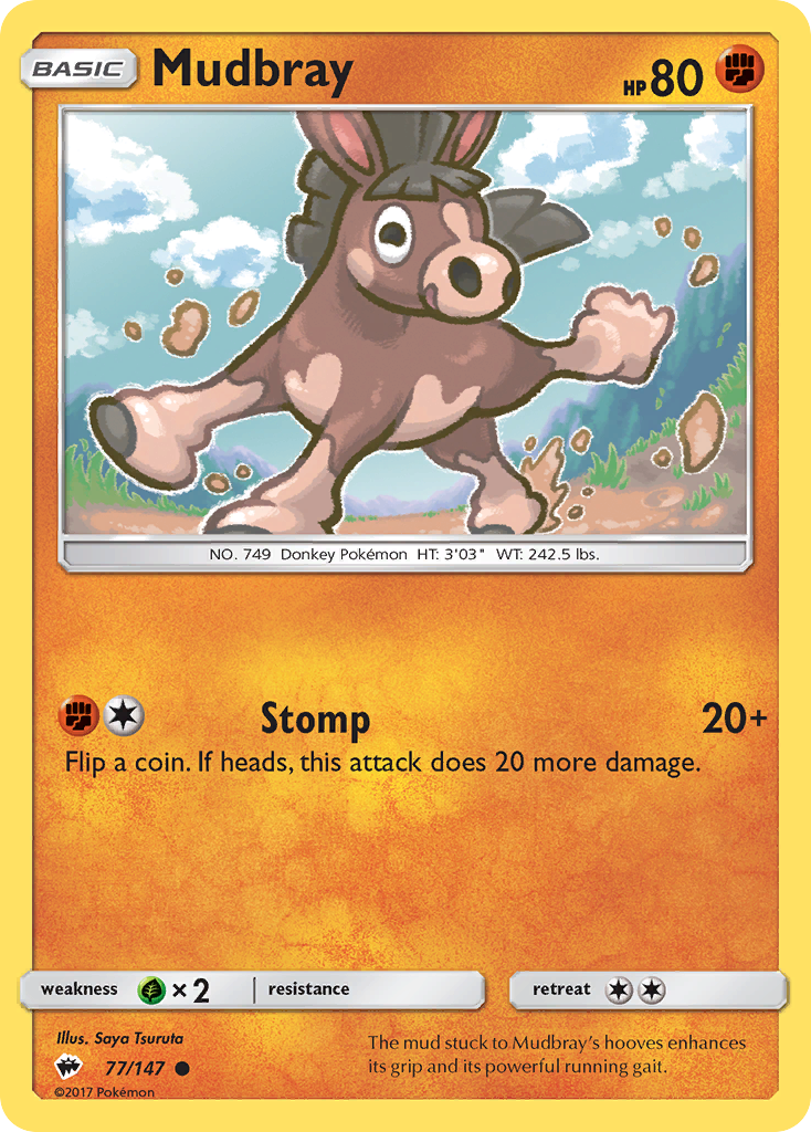 Mudbray (77/147) [Sun & Moon: Burning Shadows] | Cracking-Singles