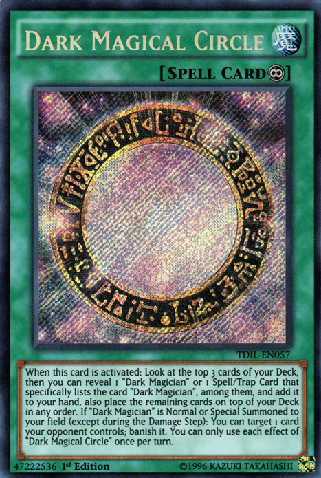 Dark Magical Circle [TDIL-EN057] Secret Rare | Cracking-Singles