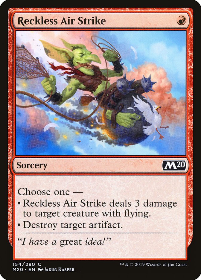 Reckless Air Strike [Core Set 2020] | Cracking-Singles