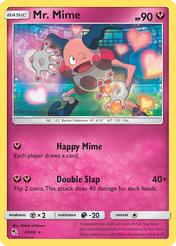 Mr. Mime (43/68) [Sun & Moon: Hidden Fates] | Cracking-Singles