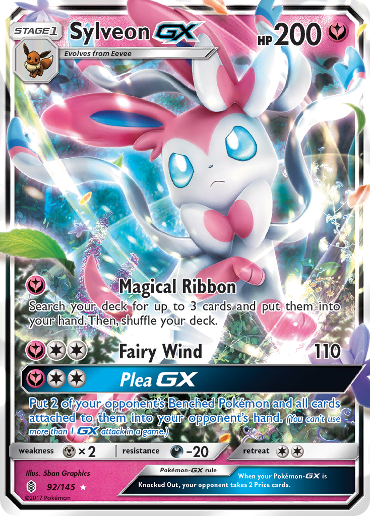 Sylveon GX (92/145) [Sun & Moon: Guardians Rising] | Cracking-Singles