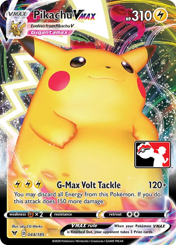 Pikachu VMAX (044/185) [Prize Pack Series One] | Cracking-Singles