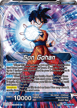 Son Gohan // SS2 Son Gohan, Pushed to the Brink (Uncommon) [BT13-031] | Cracking-Singles