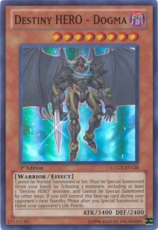 Destiny HERO - Dogma [LCGX-EN128] Super Rare | Cracking-Singles