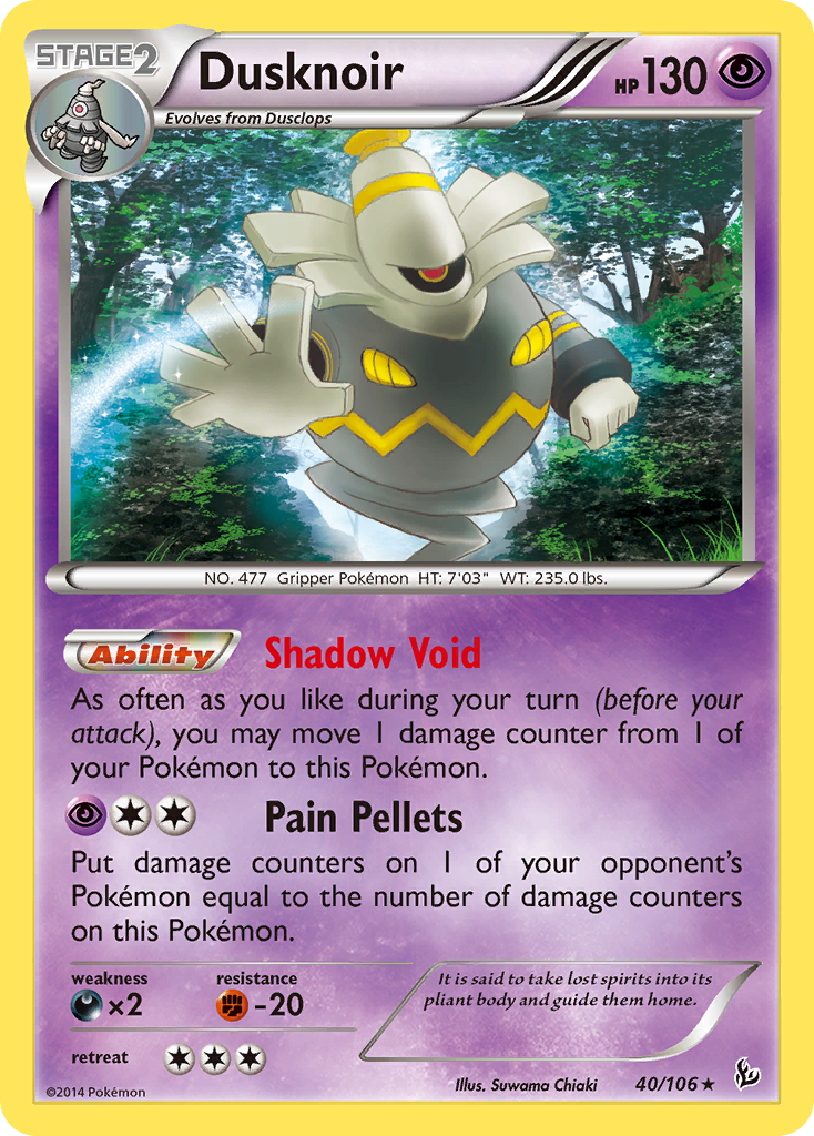 Dusknoir (40/106) [XY: Flashfire] | Cracking-Singles