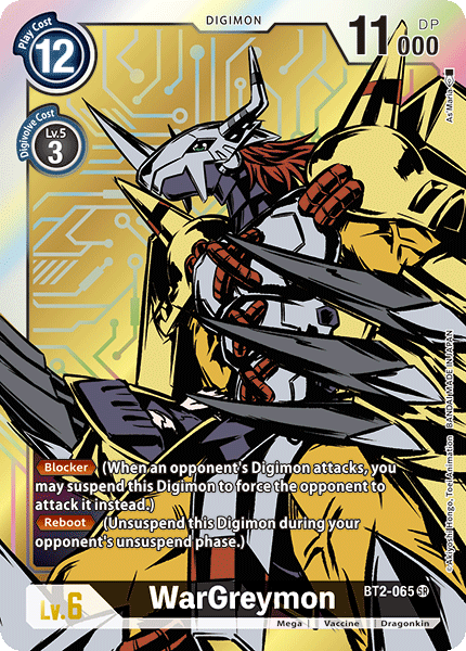 WarGreymon [BT2-065] (Alternate Art) [Release Special Booster Ver.1.0] | Cracking-Singles