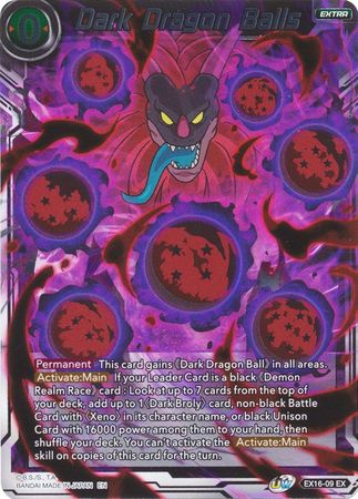 Dark Dragon Balls [EX16-09] | Cracking-Singles