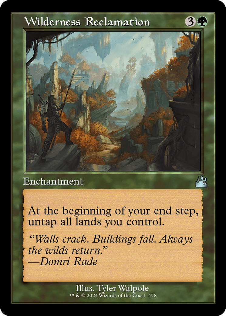 Wilderness Reclamation [Ravnica Remastered] | Cracking-Singles