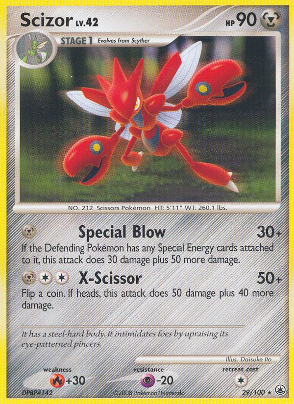 Scizor (29/100) [Diamond & Pearl: Majestic Dawn] | Cracking-Singles