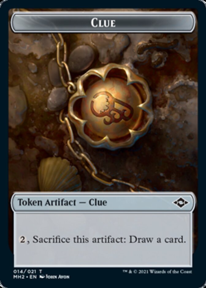 Clue Token (#14) // Crab Token [Modern Horizons 2 Tokens] | Cracking-Singles