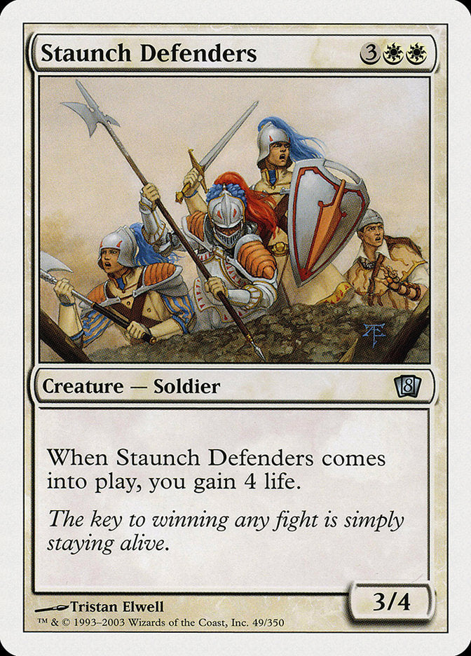 Staunch Defenders [Eighth Edition] | Cracking-Singles