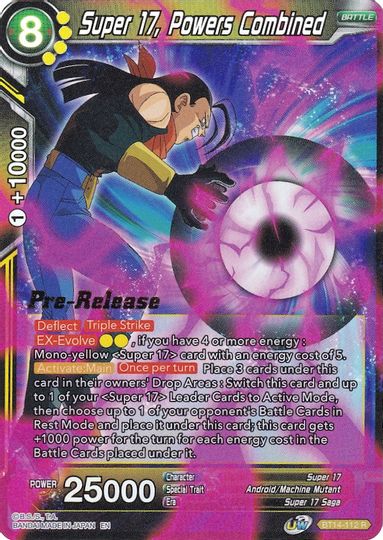 Super 17, Powers Combined (BT14-112) [Cross Spirits Prerelease Promos] | Cracking-Singles