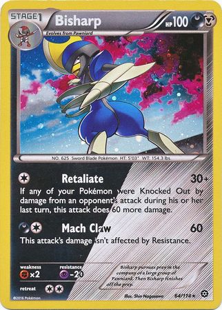 Bisharp (64/114) (Cosmos Holo) [XY: Steam Siege] | Cracking-Singles