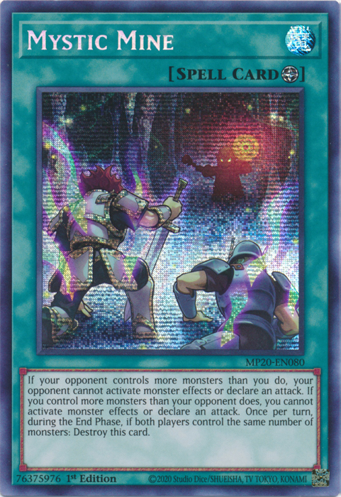 Mystic Mine [MP20-EN080] Prismatic Secret Rare | Cracking-Singles