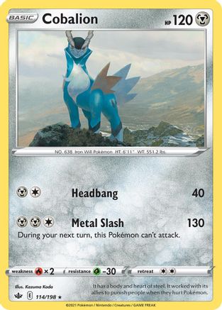 Cobalion (114/198) (Theme Deck Exclusive) [Sword & Shield: Chilling Reign] | Cracking-Singles