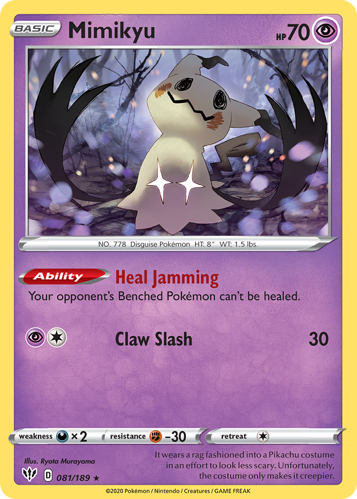 Mimikyu (081/189) [Sword & Shield: Darkness Ablaze] | Cracking-Singles